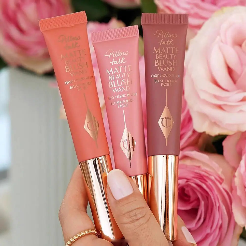 Blush liquide stylo compact – Longue tenue, non oxydant, teinte rosée éclatante – Sublime le teint et les contours du visage, adapté à tous types de peau