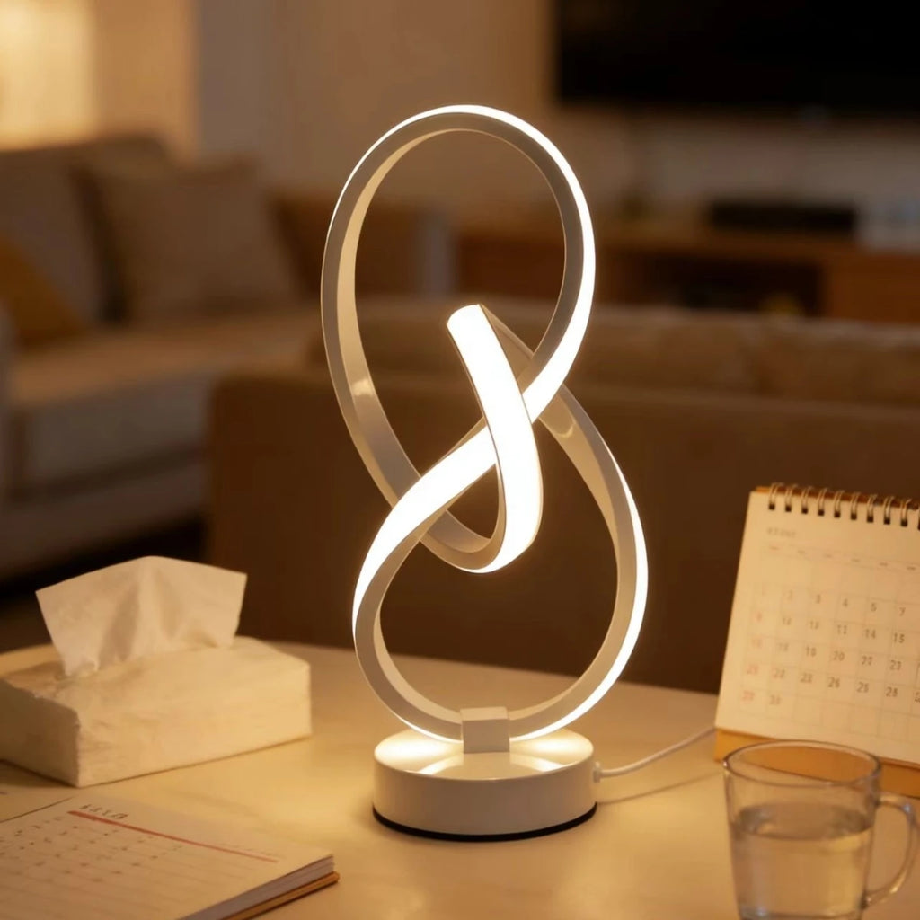 Creative LED Desk Lamp – 3 Color Dimmable USB Table Light for Home & Office