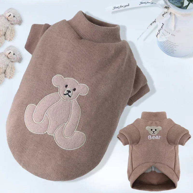 Winter Fleece Pet Sweatshirt – Warm Jacket for Dogs & Cats
