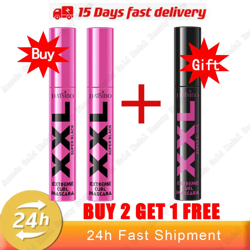 Mascara 5D extensions cils volumisant longue tenue waterproof anti-bavure noir séchage rapide