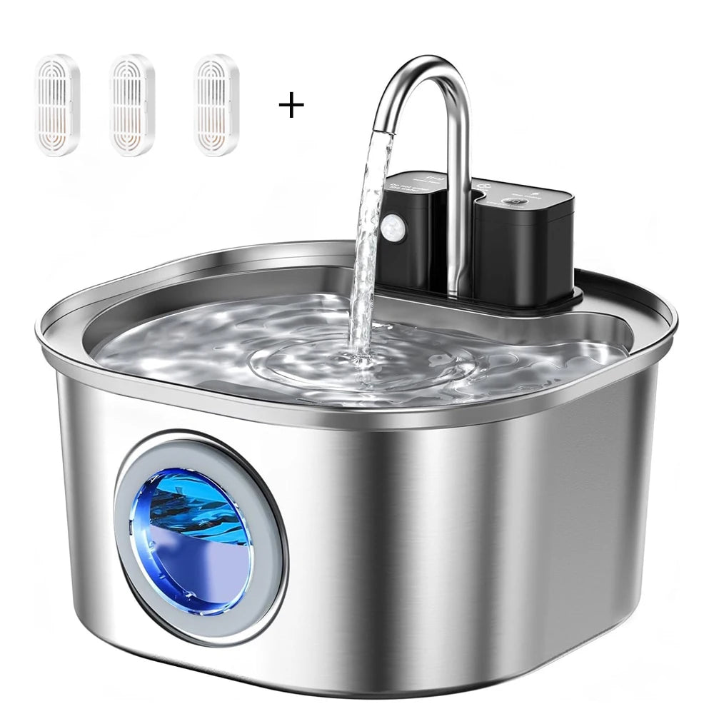 Rechargeable Smart Water Fountain for Cats & Dogs