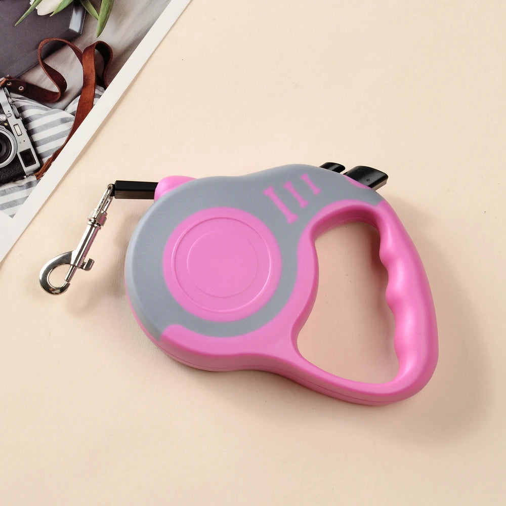 Retractable Dog Leash – 3m & 5m Adjustable Walking Lead for Small & Large Dogs