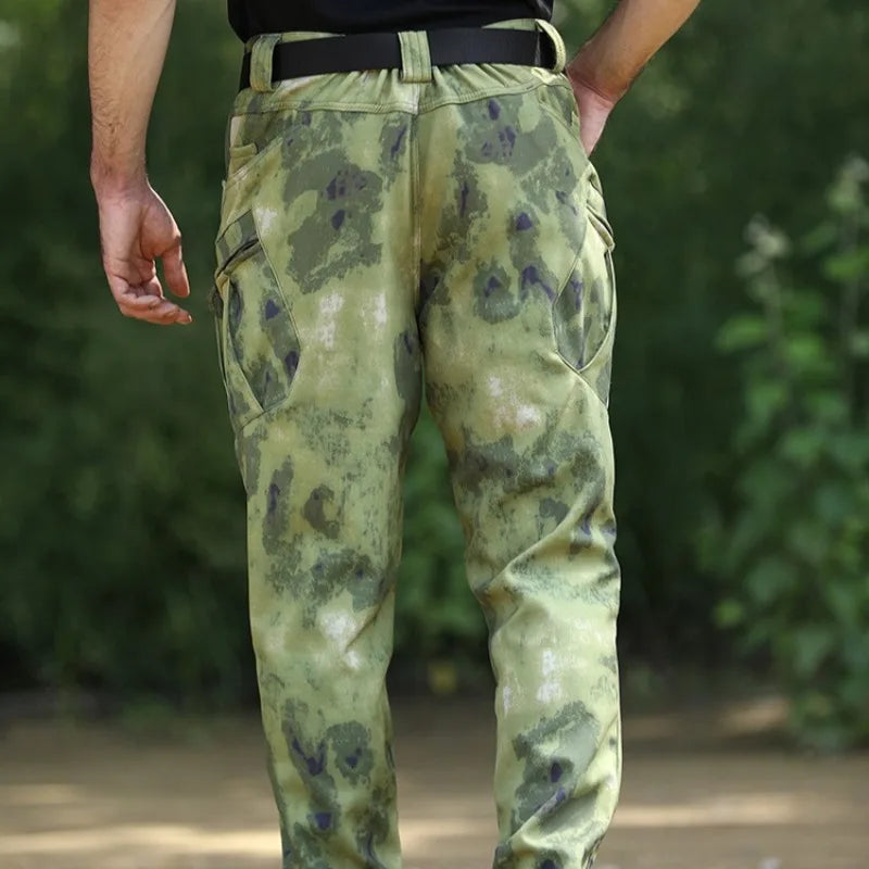 Pantalon d’Hiver Homme – Imperméable, Doublé Polaire, Snowboard et Ski, Softshell, Multi-Poches, Pantalon de Travail et Outdoor
