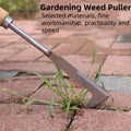 Stainless Steel Gap Weeding Tool – L-Shaped Multi-Purpose Garden Hand Tool