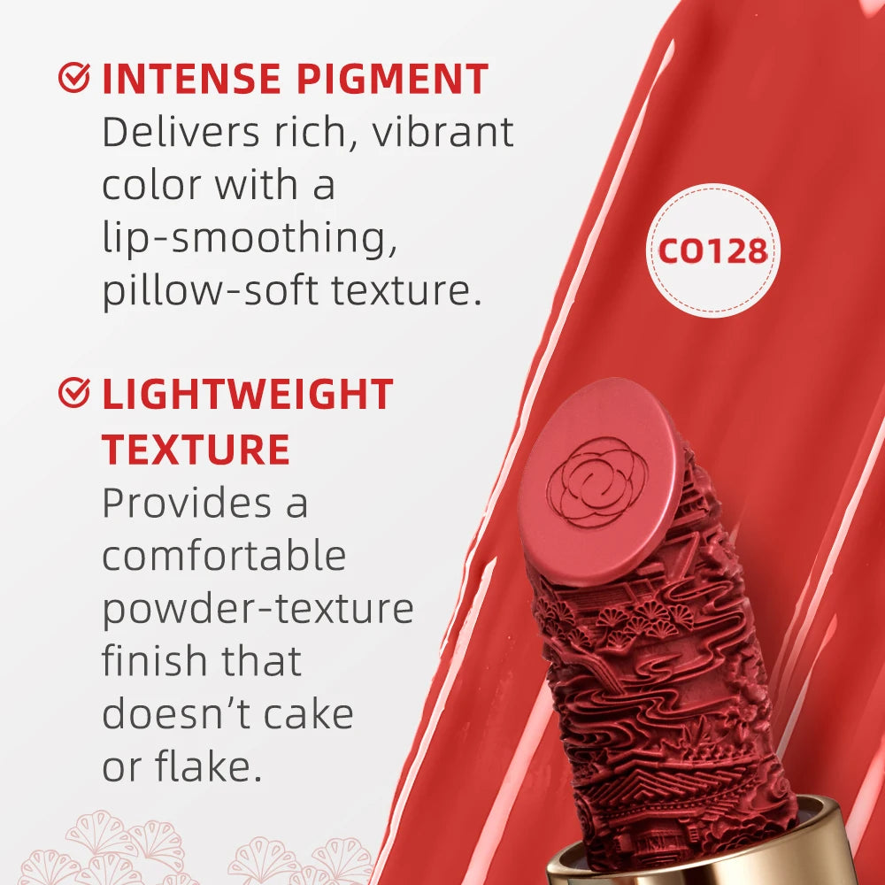 Rouge à Lèvres Velours Mat – Hydratant, Fini Satin, Longue Tenue, Texture Lisse et Crémeuse