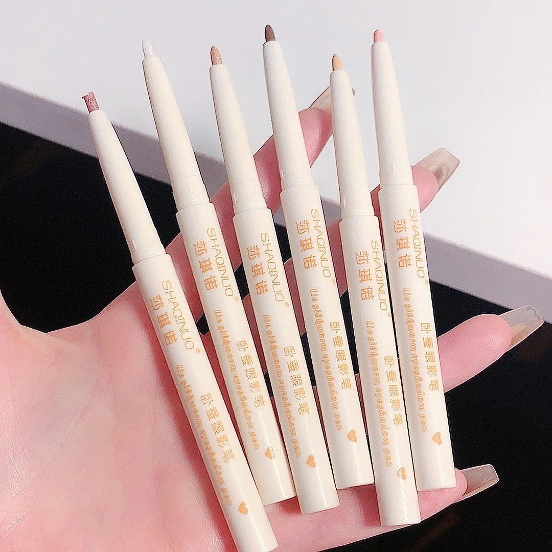 Stylo Pailleté Rose – Couleur Naturelle, Effet Lumineux, Mat, Crayon Fard à Paupières, Colle Eyeliner, Étanche, Maquillage Coréen