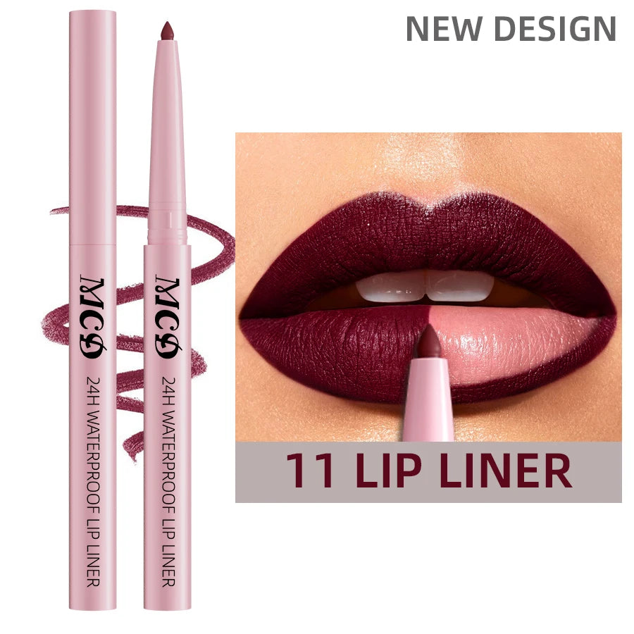 Crayon à lèvres mat waterproof – 1 pièce Définit et contourne parfaitement les lèvres. Teinte Sexy Red, couleur naturelle et intense. Texture hydratante, idéale pour un maquillage des lèvres longue tenue