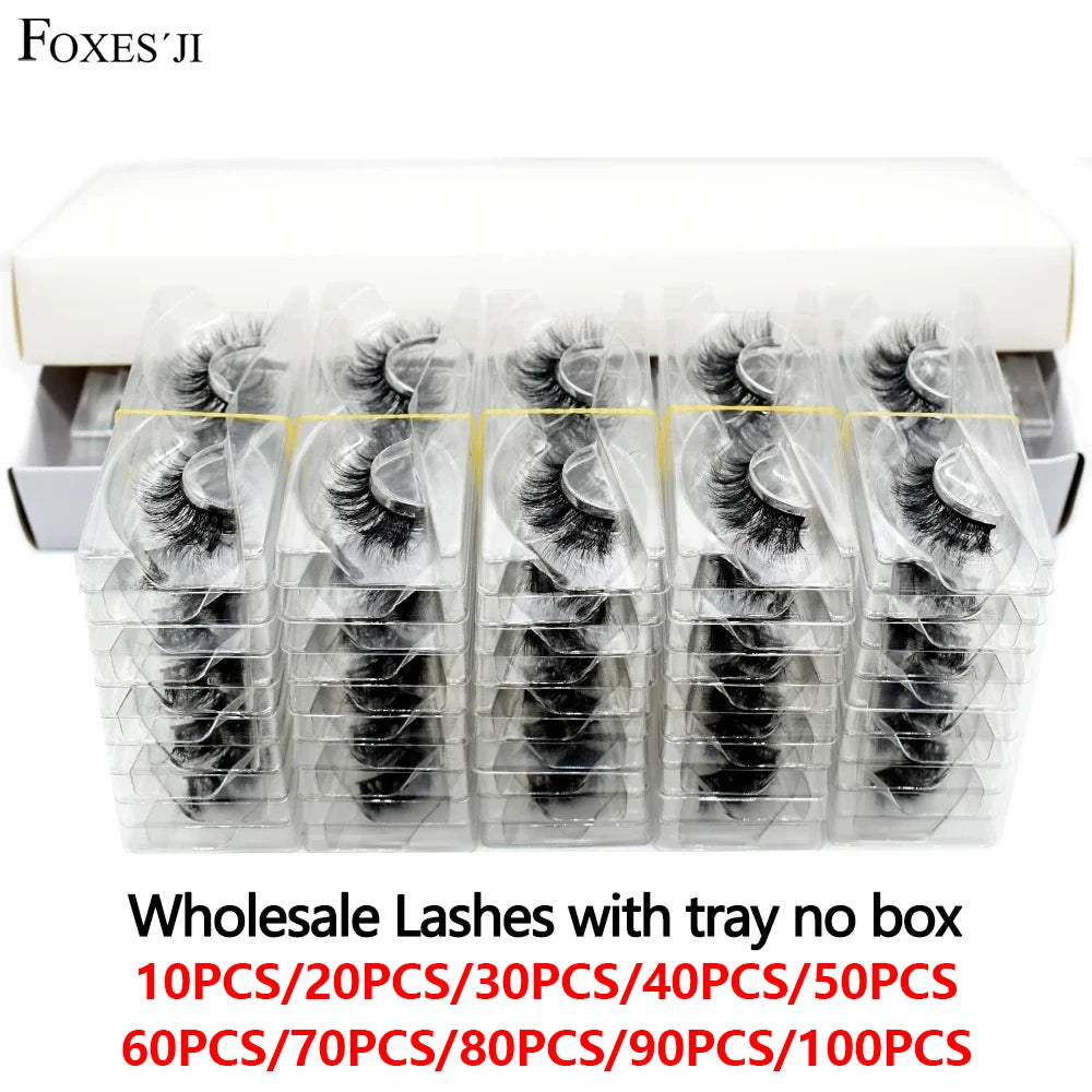 Cils en vison – Vente en gros pour les professionnels, faux cils volumineux, doux et légers – Extensions de cils naturels