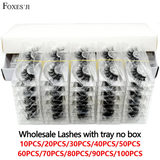 Cils en vison – Vente en gros pour les professionnels, faux cils volumineux, doux et légers – Extensions de cils naturels