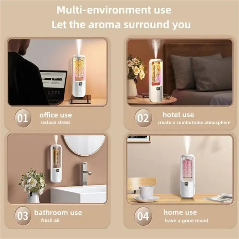 Essential Oil Aroma Diffuser – Fragrance Humidifier & Air Freshener for Home and Office