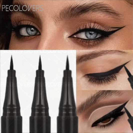 3 pcs Eyeliner Liquide Noir – Étanche, Séchage Rapide, Crayon Yeux, Maquillage pour Femmes, Cosmétiques