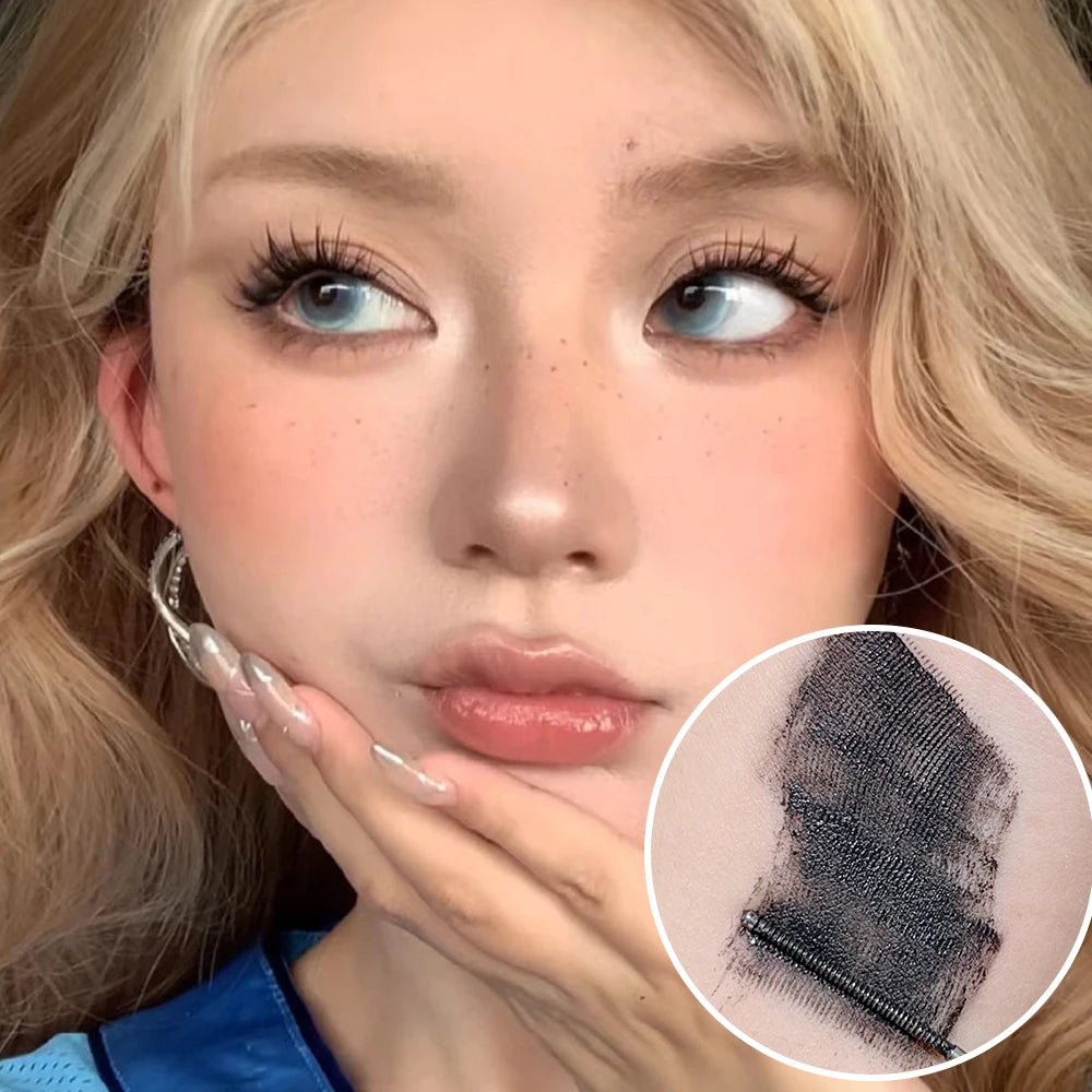 Mascara 3D recourbant tube acier volume extra waterproof cils naturels longue tenue maquillage coréen