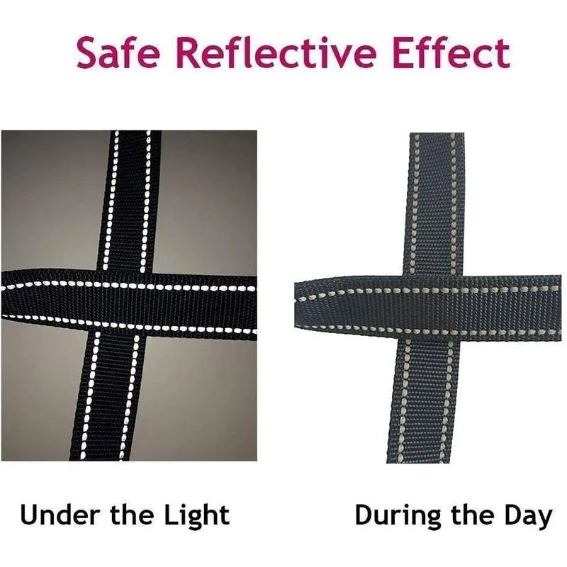 Reflective Pet Leash – Adjustable Walking & Training Lead for Dogs & Cats