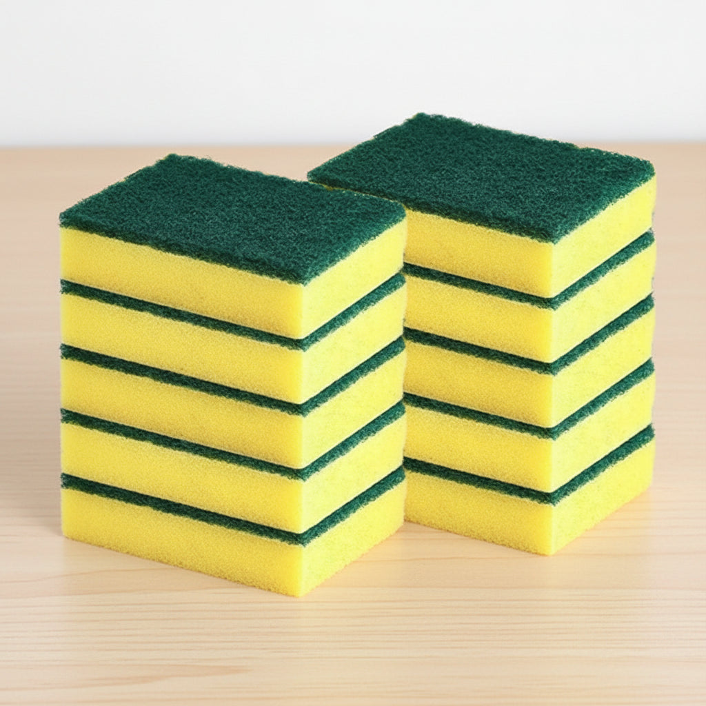 Double-Sided Magic Cleaning Sponge – Heavy Duty Kitchen Scrubber