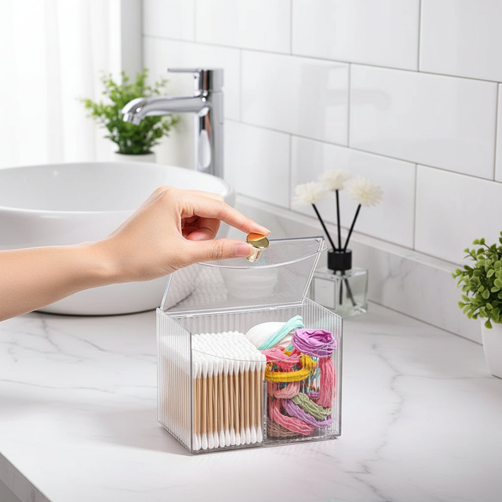Bathroom Cotton Swab Holder