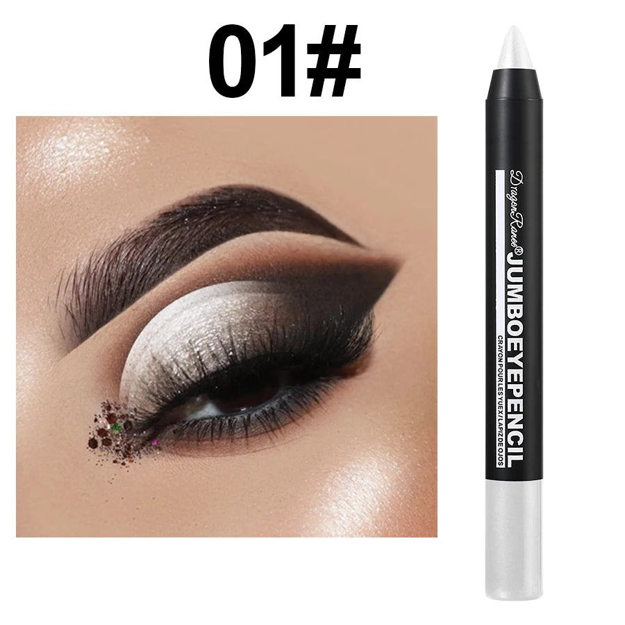 Crayon fard à paupières nacré et scintillant, délicat, illuminateur et contouring, application en un geste