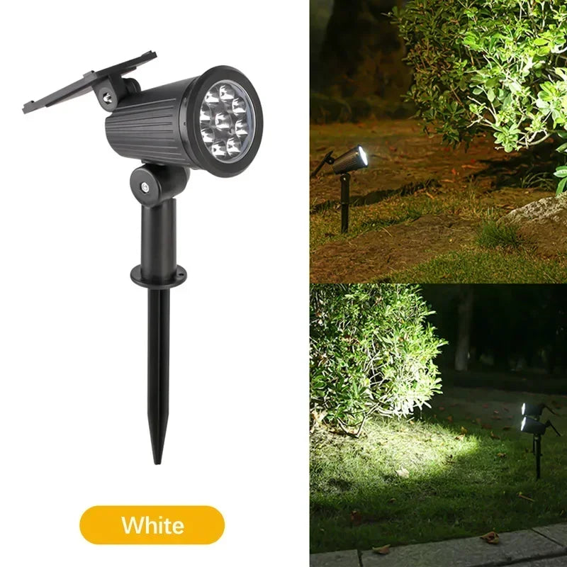 9 LED Solar Spotlight – Adjustable Outdoor Garden Light