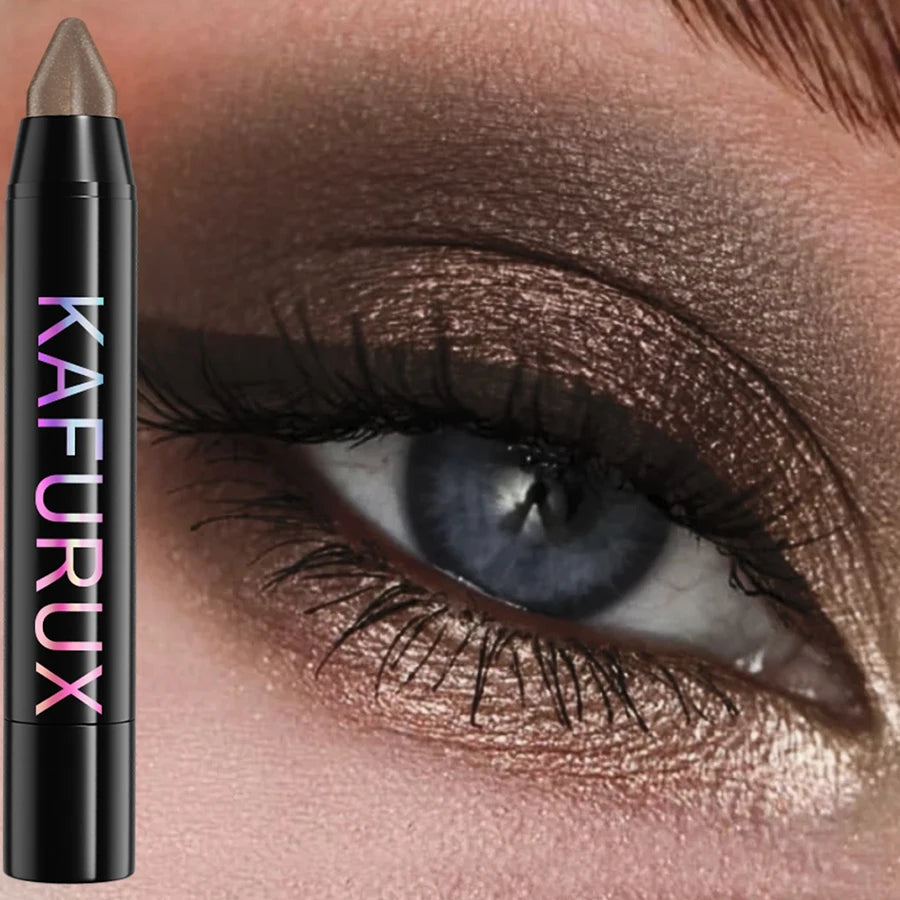 Crayon eyeliner nacré pailleté 24 couleurs, waterproof, mat, nude, effet illuminateur.