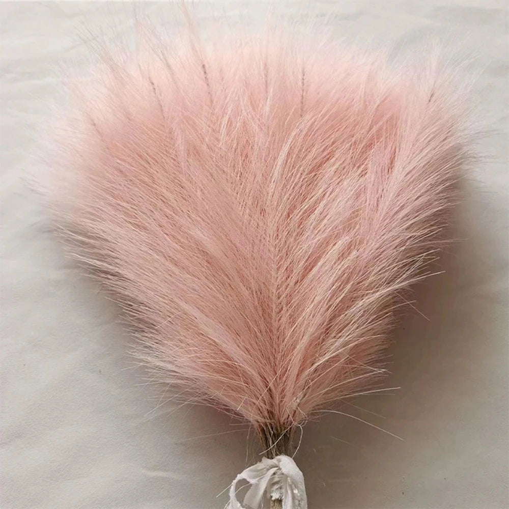 Artificial Pampas Grass Set – Fluffy Boho Decorative Reed Flowers