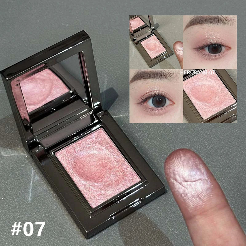 **« Palette fards à paupières caméléon vert foncé – Pailleté, facile à appliquer et illuminant »**