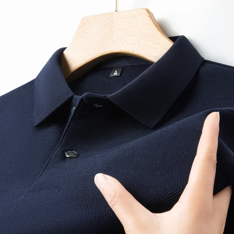 Polo 100% coton pour hommes – T-shirt respirant décontracté d'été, 19 couleurs, idéal pour le golf et le sport, décontracté d'affaires, finition semblable à la soie