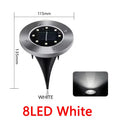 Solar Ground Lights – Outdoor LED Disk Lights for Garden & Pathway Décor