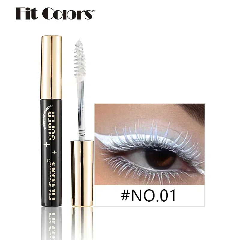 Mascara fibres de soie 5D – Mascara coloré waterproof, 14 teintes, effet 3D, allonge et épaissit les cils, extension de cils, cosmétique pour les yeux