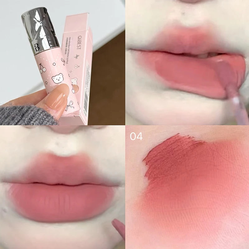 Rouge à lèvres liquide mat – Finition velours | Tenue longue durée | Teinte rouge sexy | Non collant, waterproof et durable | Maquillage pour femmes