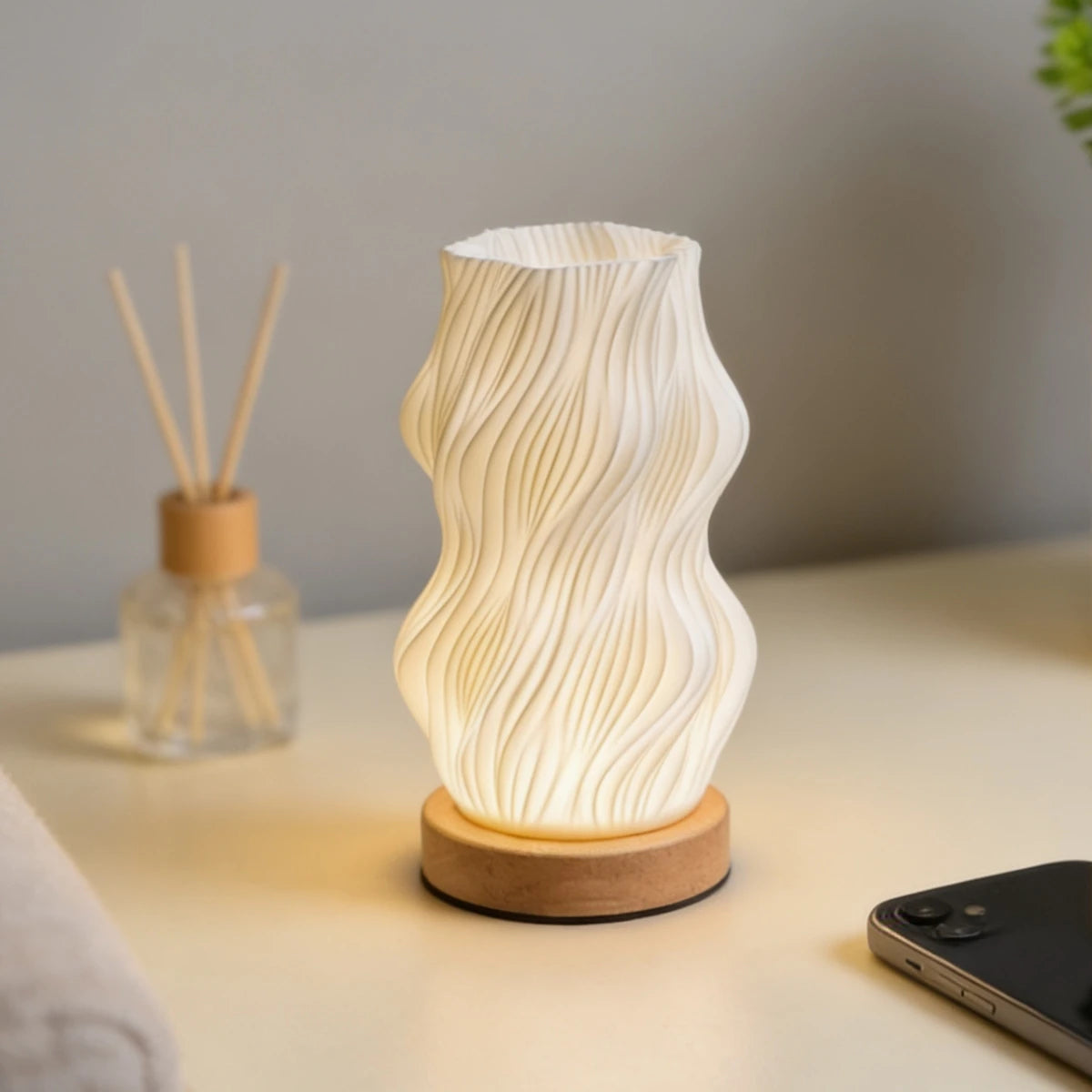 Nordic LED Desk Lamp – 3 Color Dimmable Reading Light for Bedroom & Office