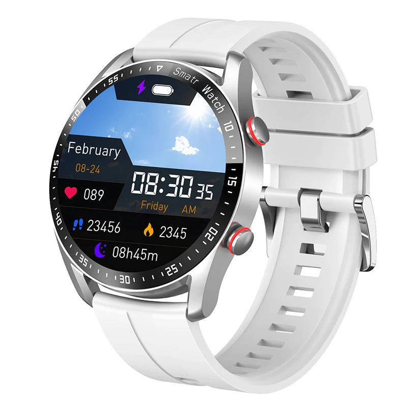 Montre connectée pour hommes et femmes, écran HD, Bluetooth, appel, GPS, moniteur de fréquence cardiaque, étanche IP68, nouveau, 2024