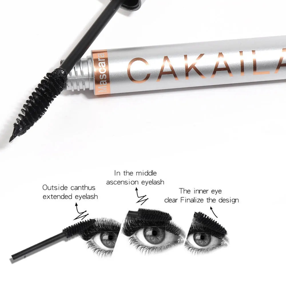 Mascara 4D Music Flower volume et épaisseur longue tenue waterproof cils recourbés