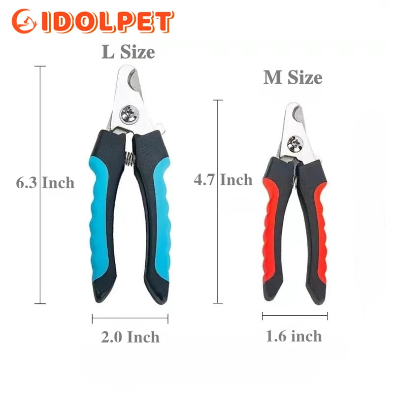 Professional Pet Nail Clipper with Safety Guard – Stainless Steel Grooming Tool