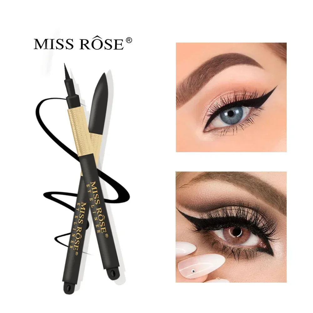 Eyeliner Noir — naturel, longue tenue, facile à appliquer, waterproof, anti-bavures, séchage rapide, fini mat, stylo liquide