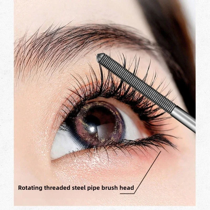 **« Mascara – Waterproof, fibres de soie, allongeant et recourbant »**