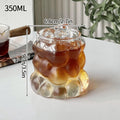 Aesthetic Glass Cups Set – Iced Coffee, Latte, Cocktail & Wine Glass Drinkware Collection