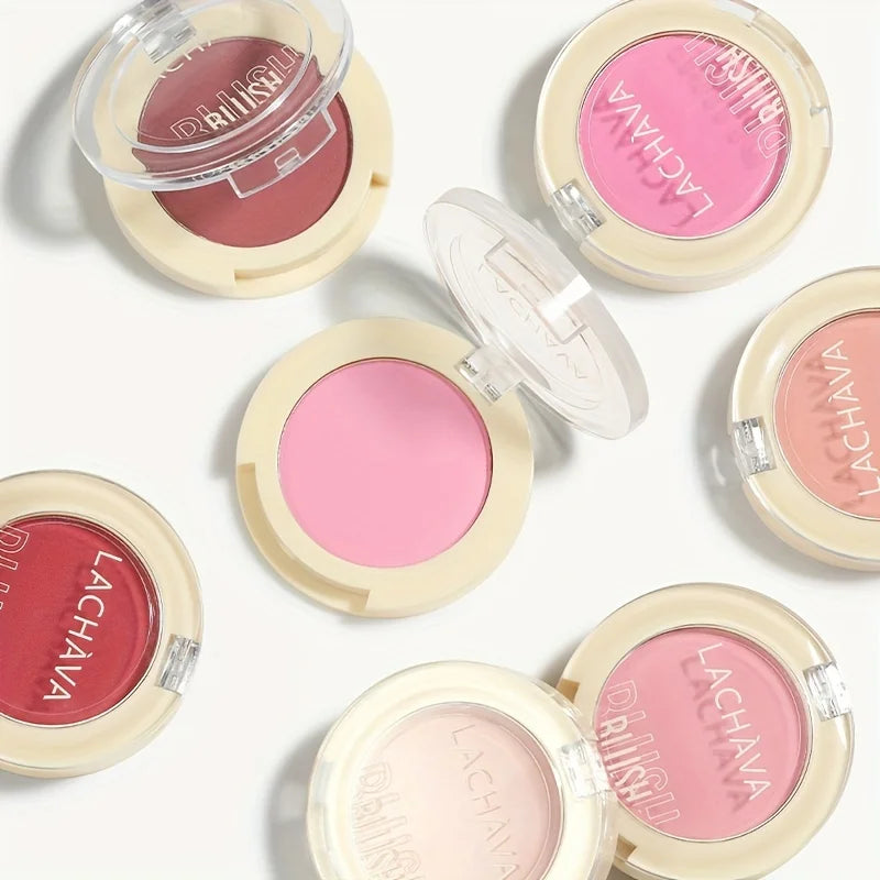 Blush poudre perlée – Illumine le visage, contour et profil, maquillage beauté pour la peau – Rouge longue tenue et waterproof
