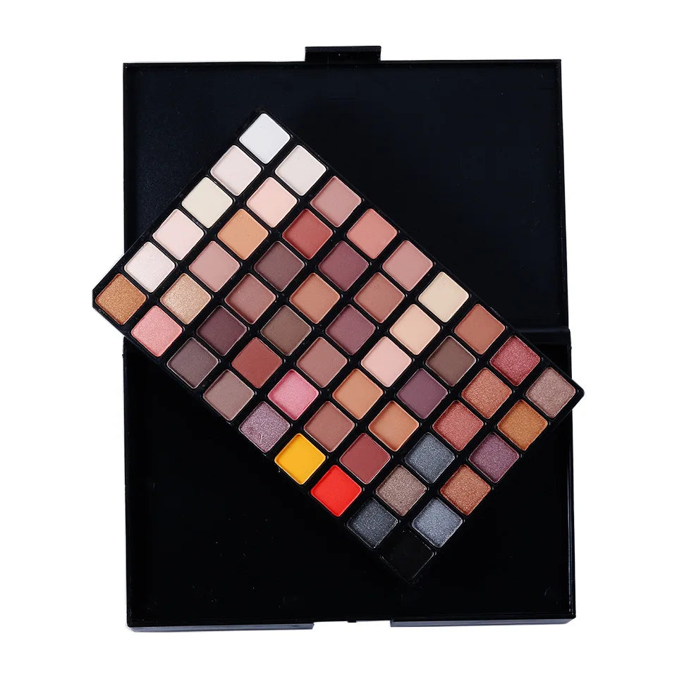 **« Palette fards à paupières 12/29/54 couleurs – Mat, smoky, tons terre, waterproof et pailleté »**