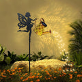 Solar Watering Can Garden Light – Cat/Dog Silhouette Hanging Outdoor Décor