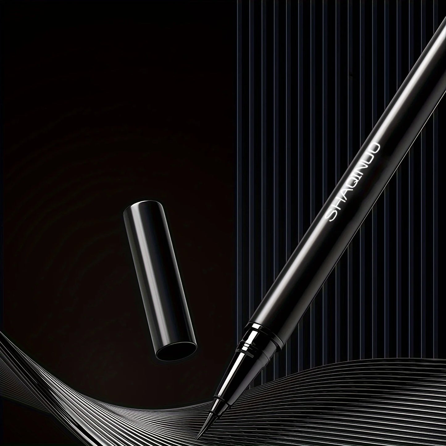 Set 5 eyeliners liquides waterproof, longue tenue, séchage rapide, résistants aux bavures, facile à appliquer sur les cils inférieurs