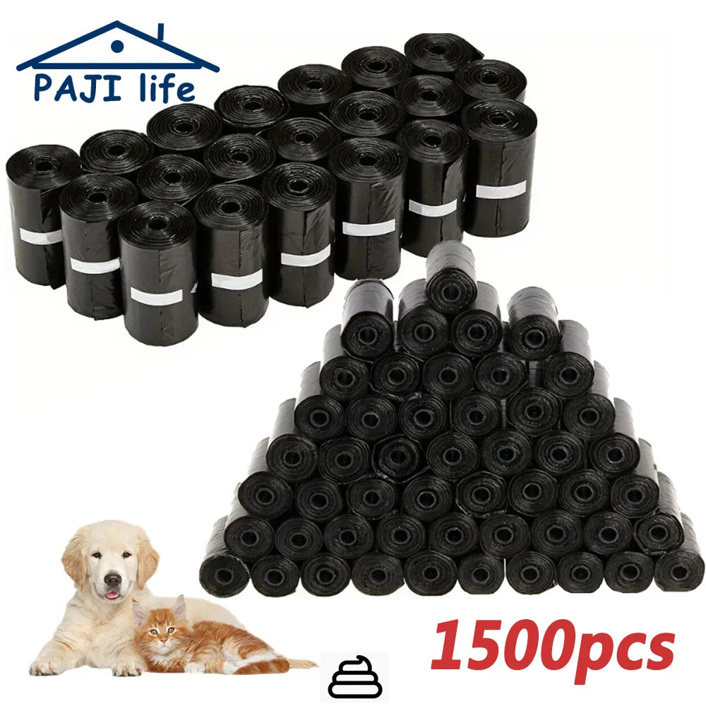Portable Dog Poop Bags with Dispenser – Leak-Resistant Pet Waste Bags