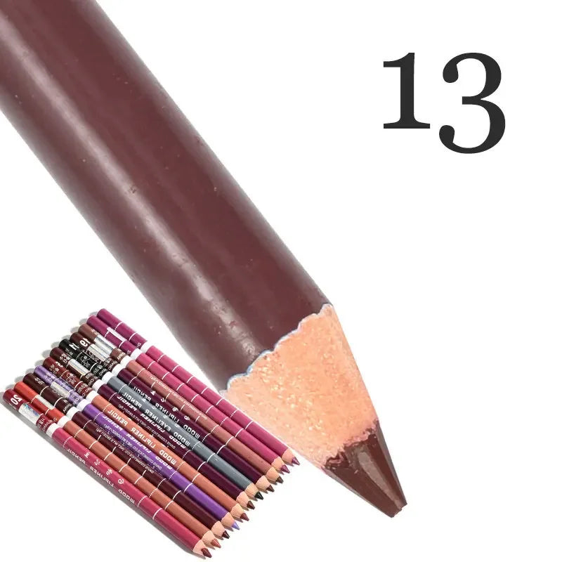 Set 28 Couleurs Crayons à Lèvres Waterproof – Mat, Teintes Nude et Rouge, Longue Tenue, Anti-Transfert, Maquillage des Lèvres pour Femmes, Fête