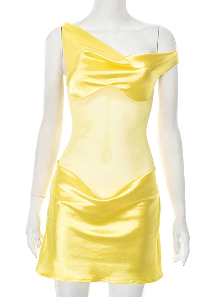 Robe Patchwork Mini Femme – Sexy et Club