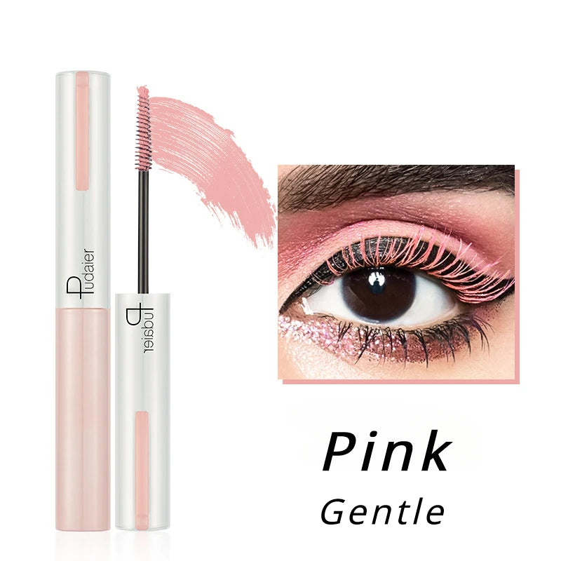 Mascara blanc 4D soyeux cils naturels longue tenue waterproof volume et courbure