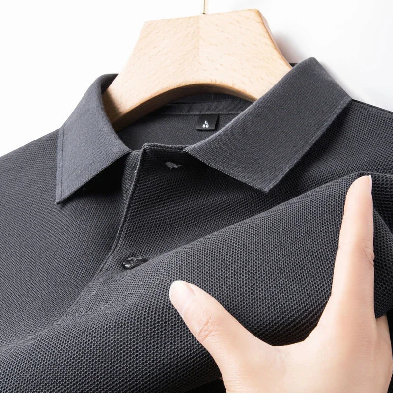 Polo 100% coton pour hommes – T-shirt respirant décontracté d'été, 19 couleurs, idéal pour le golf et le sport, décontracté d'affaires, finition semblable à la soie