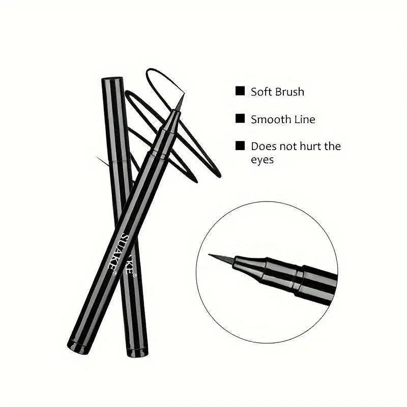 Crayon Eyeliner 1 PC — séchage rapide, longue tenue, texture lisse, fini mat, anti-bavures, maquillage des yeux