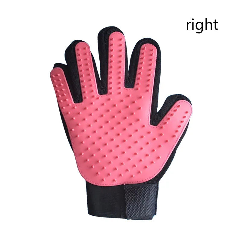 Pet Grooming Glove – Deshedding & Massage Brush for Dogs and Cats