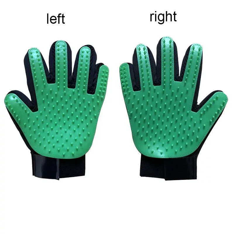 Pet Grooming Glove – Deshedding & Massage Brush for Dogs and Cats