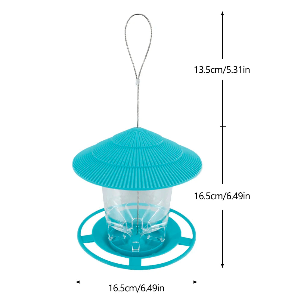 Hanging Bird Feeder – Multi-Port Outdoor Seed & Nut Feeding Station