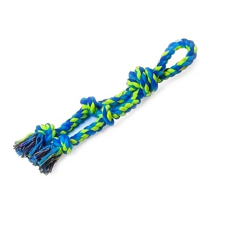 Heavy-Duty Rope Knot Dog Toy – Durable Interactive Chew & Tug Toy