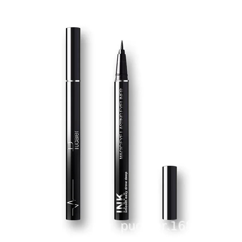 Crayon pour les yeux Super fin, magique, durable, imperméable, séchage rapide, cosmétiques, séchage rapide, stylo Eyeliner mince et élargi